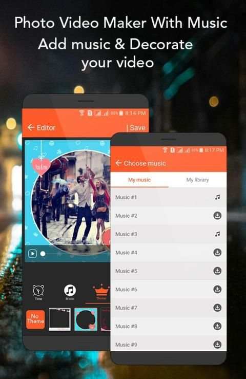 Photo Video Maker With Music स्क्रीनशॉट 4