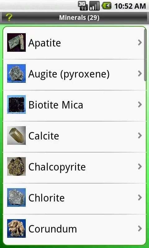 Key: Minerals (Earth Science) скриншот 7