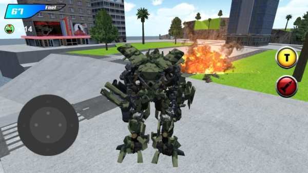 X Ray Robot : Zombie Offroad screenshot 2
