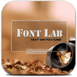 ikon Font Lab - Text On Picture