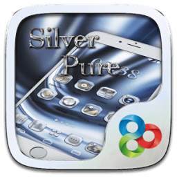 Silver Pure Go Launcher Theme
