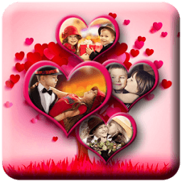 love photo collage أيقونة