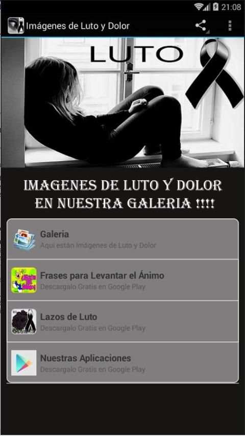 Imágenes de Luto y Dolor screenshot 1