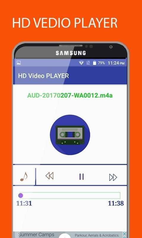 Full HD Video Audio Player screenshot 1