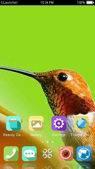 Cute Bird Theme CLauncher स्क्रीनशॉट 1