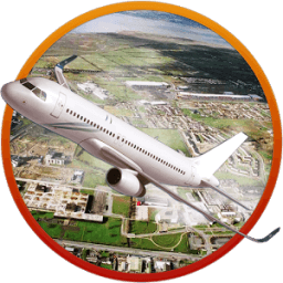 Airplane Passenger Flight Pilot Real Simulator 3D أيقونة