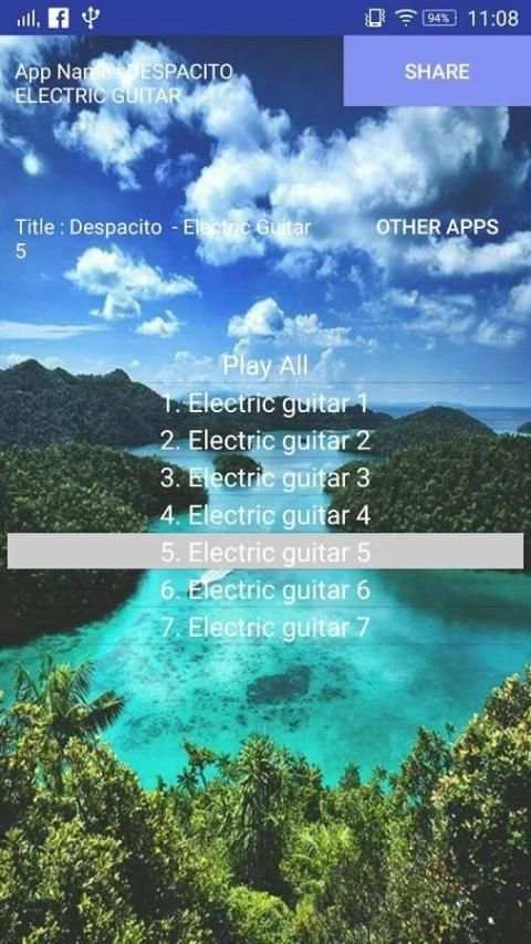 BEST DESPACITO ELECTRIC GUITAR screenshot 1