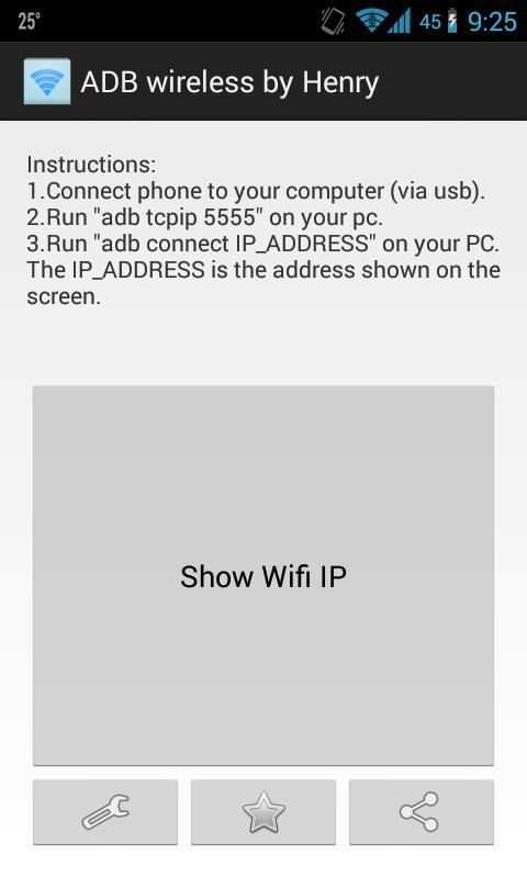 ADB Wireless (no root) screenshot 1