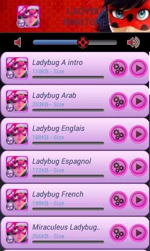 *❤️Ladybug Ringtones 2017❤️* screenshot 3