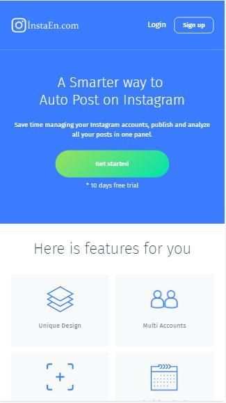 InstaEn - schedule post on instagram screenshot 4