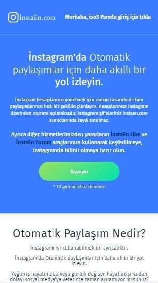 InstaEn İnstagram paylaşım planlama ve zamanlama screenshot 7
