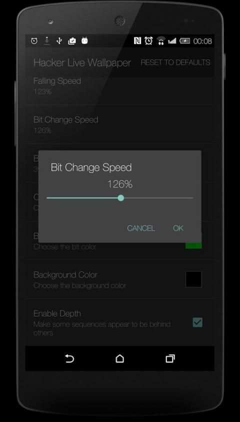Hacker Live Walpaper 2 تصوير الشاشة