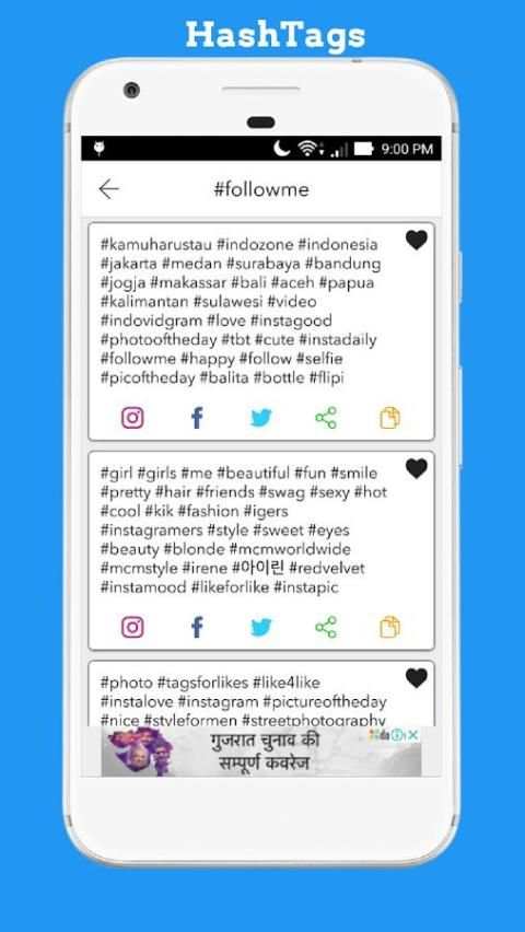 Best HashTags Official 2018 for Instagram screenshot 4
