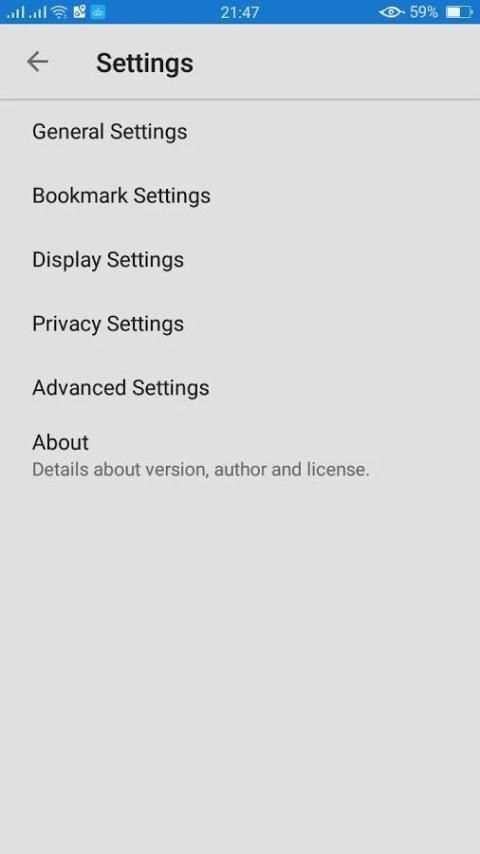 Mini Browser 6 تصوير الشاشة