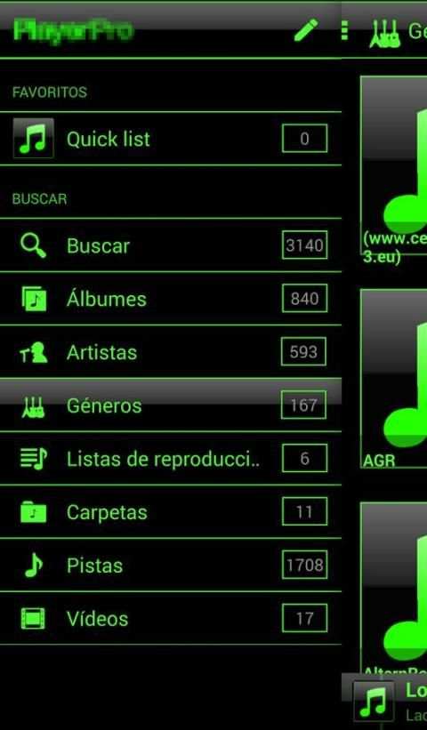 SKIN PLAYERPRO V4 GLASS GREEN 3 تصوير الشاشة