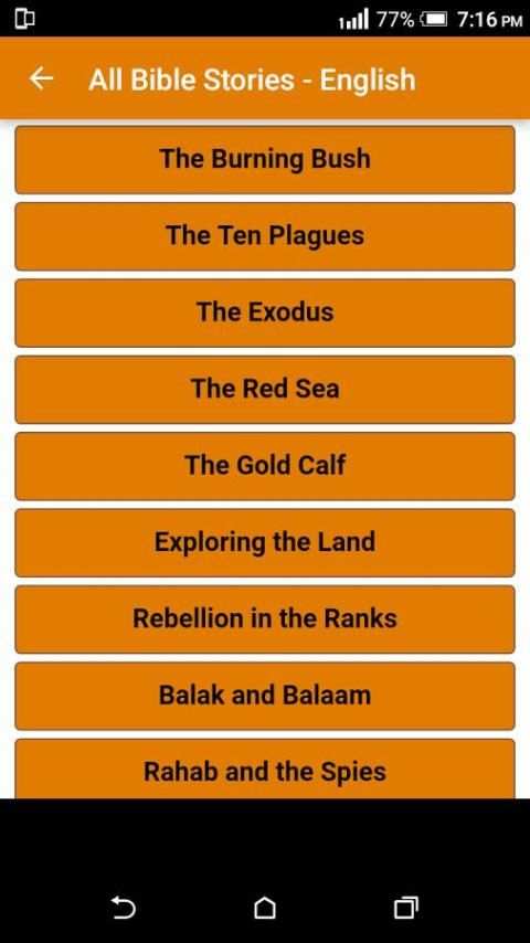 All Bible Stories in English - Full Version - Free screenshot 17
