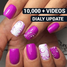 Nail Art Designs Step By Step Free Videos App icon