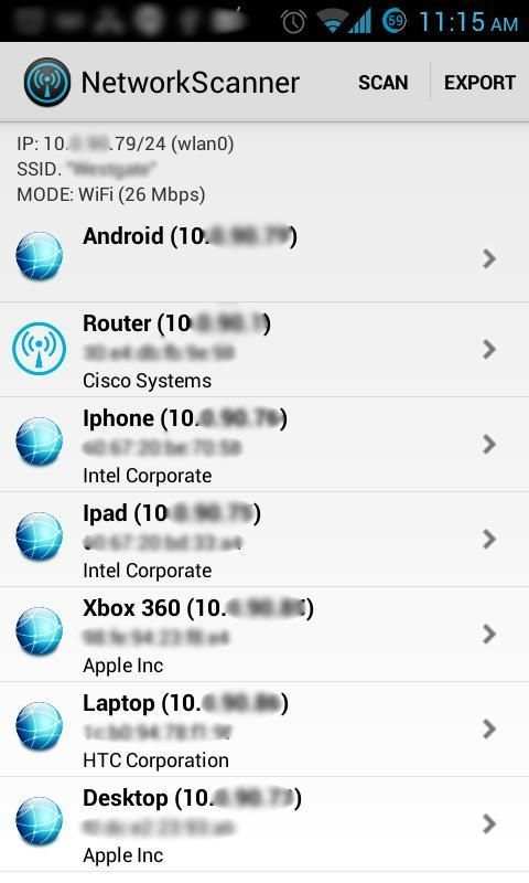 Network Scanner - IP Discovery स्क्रीनशॉट 3