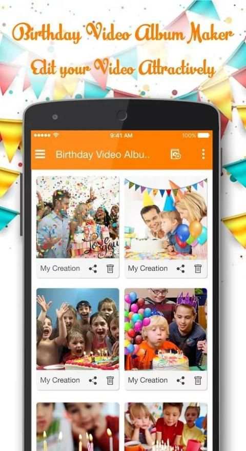 Birthday Video Album Maker скриншот 6