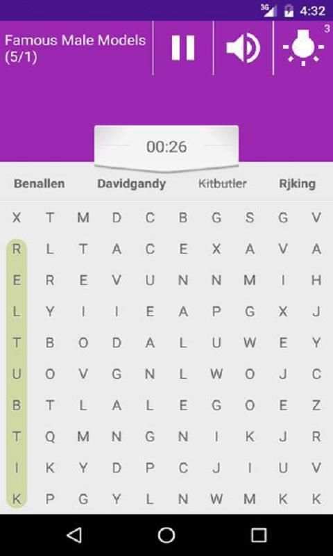 Mod Model Word Search screenshot 3