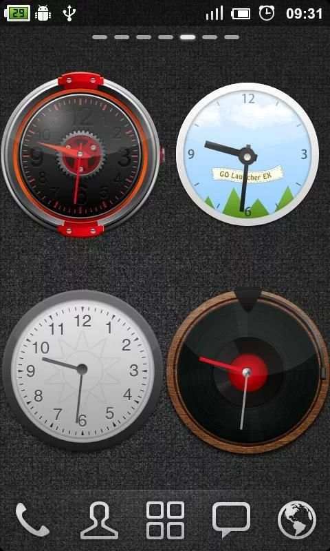 GO Clock Widget скриншот 2