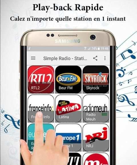Simple Radio - Stations de radio en direct screenshot 4