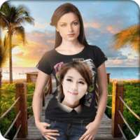 Girl T-Shirt Photo Frame