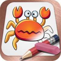 Drawing Lessons Sea Animals on 9Apps