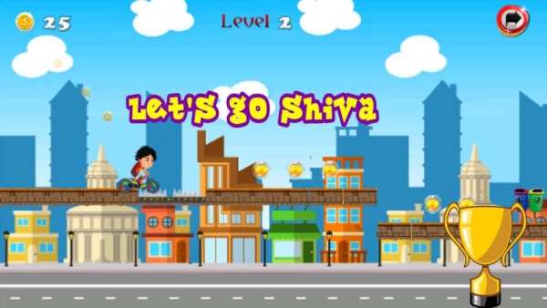Shiva Sepeda Super 3D Jump screenshot 3
