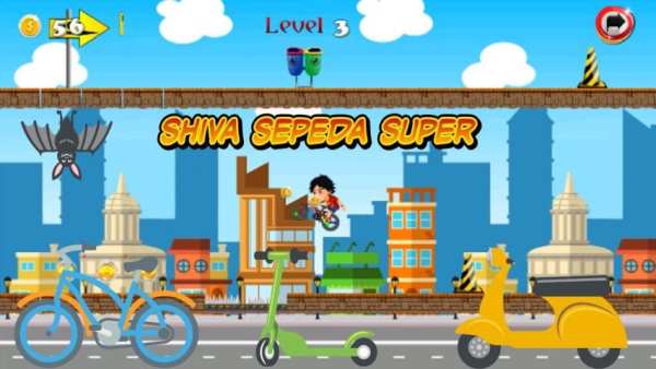 Shiva Sepeda Super 3D Jump скриншот 5