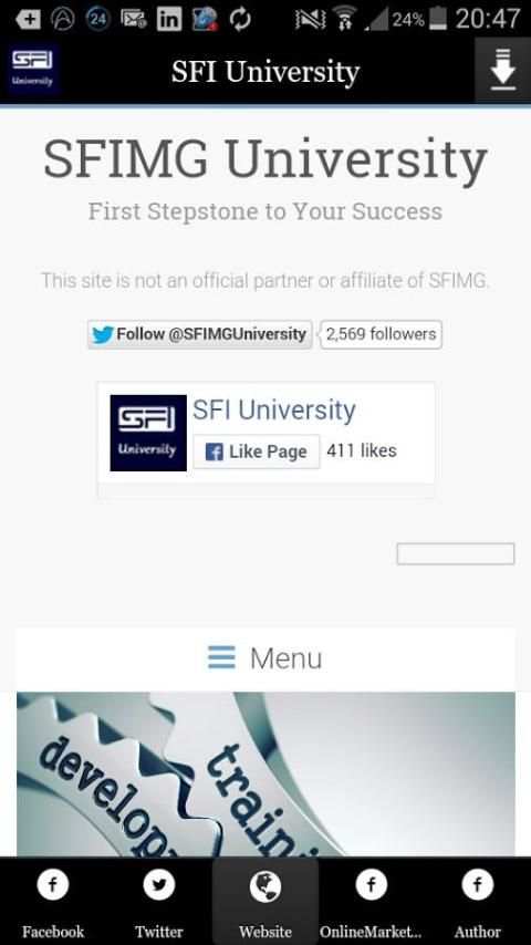 SFI University 1 تصوير الشاشة