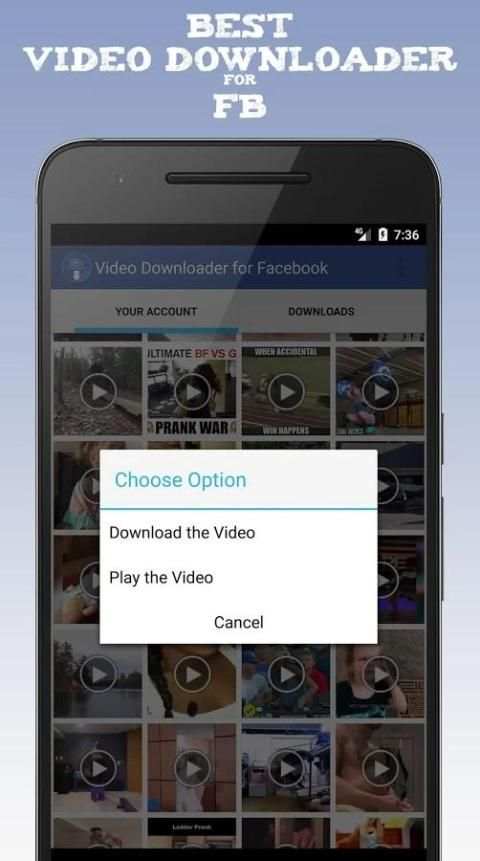 Video Downloader for Facebook स्क्रीनशॉट 2