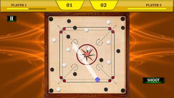 Real Carrom Pro screenshot 1