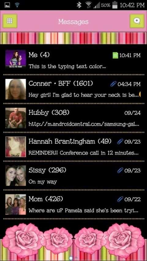 GO SMS - SCS216 screenshot 3