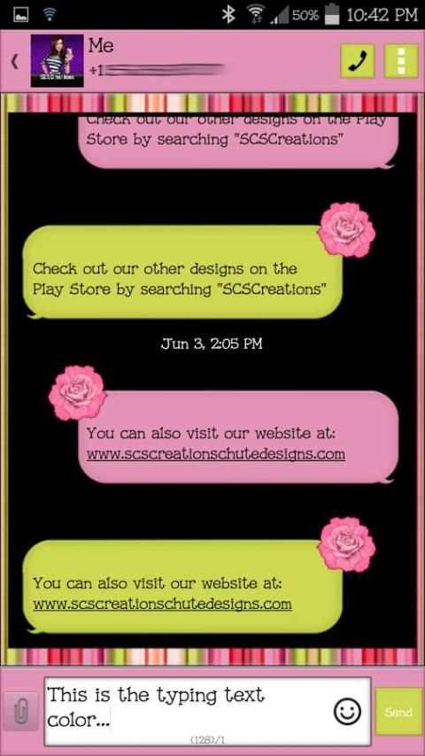 GO SMS - SCS216 screenshot 2