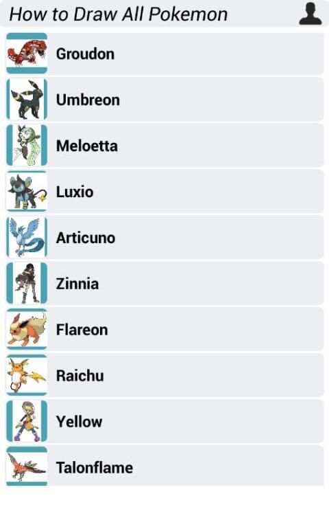 How to Draw All Pokemon 6 تصوير الشاشة