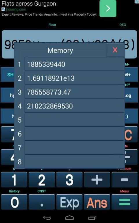 Scientific Calculator скриншот 2