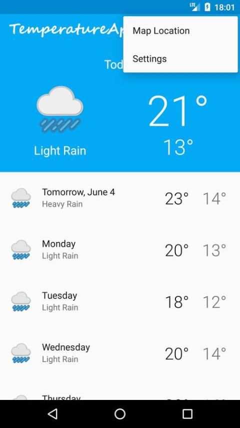 TemperatureApp स्क्रीनशॉट 6