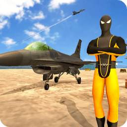 Spider Air Fighter - Superhero Warplanes Battle