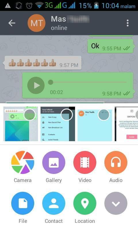 Android Messenger screenshot 2