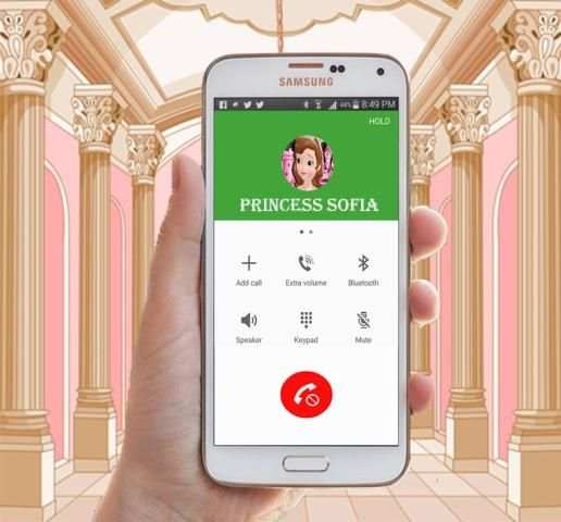 Fake Call From Princess Sofia 1 تصوير الشاشة