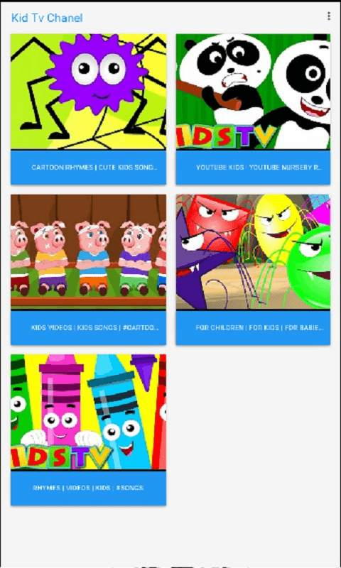Kid Tv Channel स्क्रीनशॉट 1