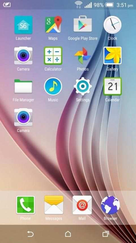 S6 Launcher and Theme 3 تصوير الشاشة