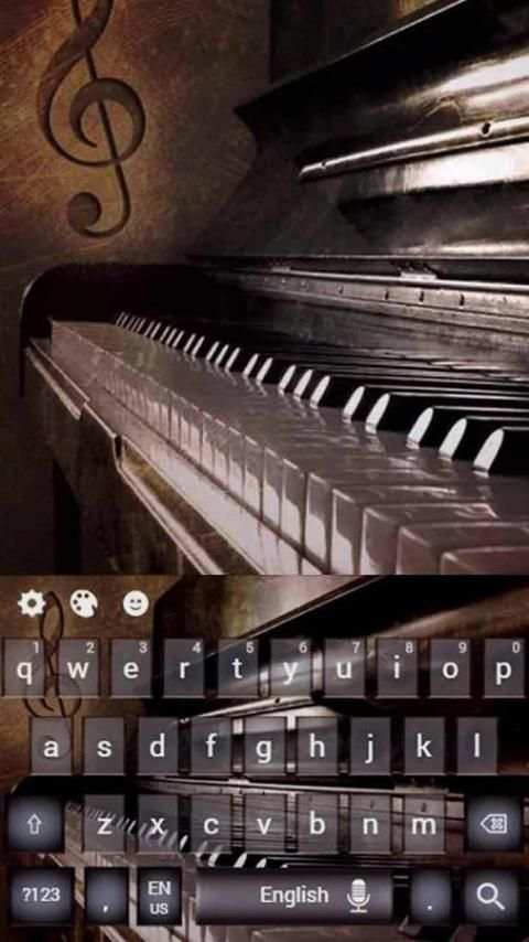 Piano keyboard Theme screenshot 1