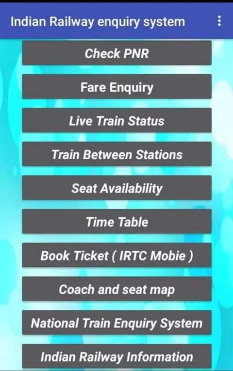 Indian Railway Enquiry скриншот 4
