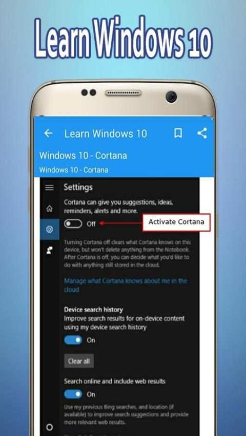 Learn Windows 10 screenshot 1