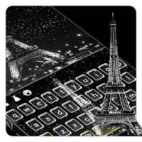 Glitter Paris Night Keyboard on 9Apps