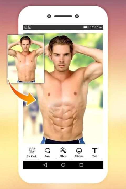 Six Pack Photo Editor 6 تصوير الشاشة