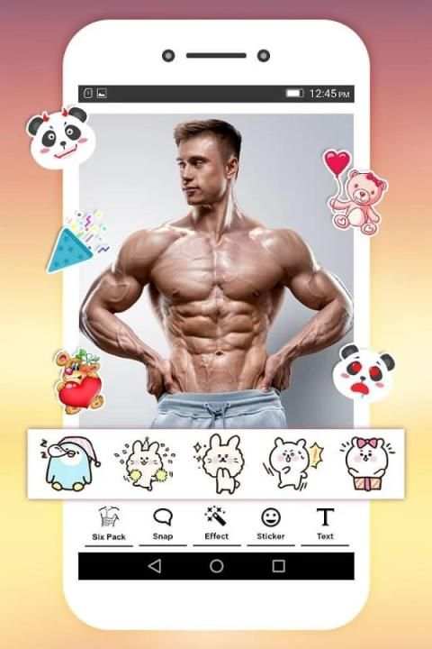 Six Pack Photo Editor 4 تصوير الشاشة