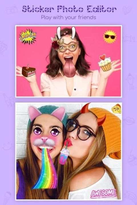 Stickers Photo Editor : Stickers & Snap Photo Edit screenshot 4